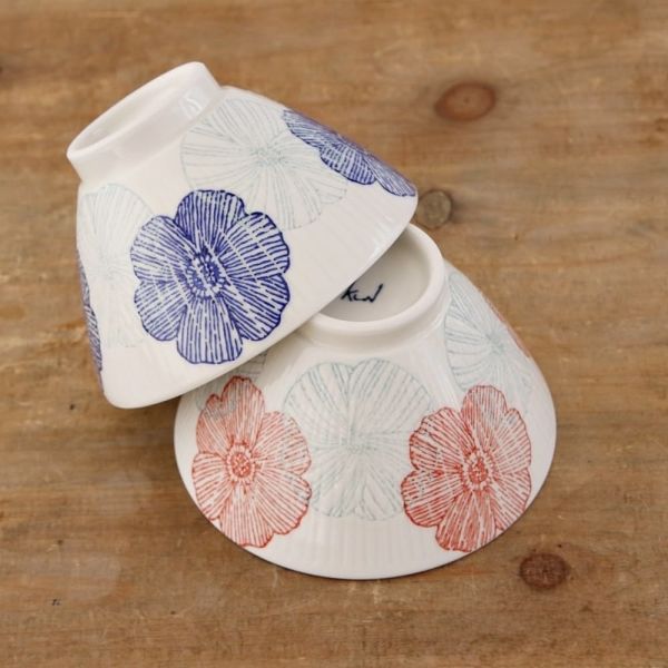 波佐見燒 線花陶瓷碗 