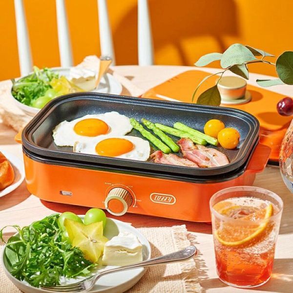 MoMA Toffy 多功能電烤盤(橘) 