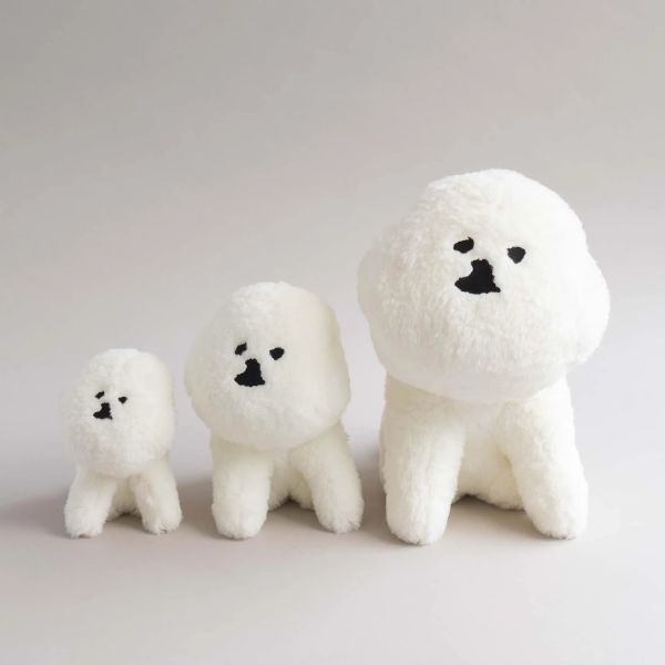 mambo & bb 比熊犬毛絨玩偶 