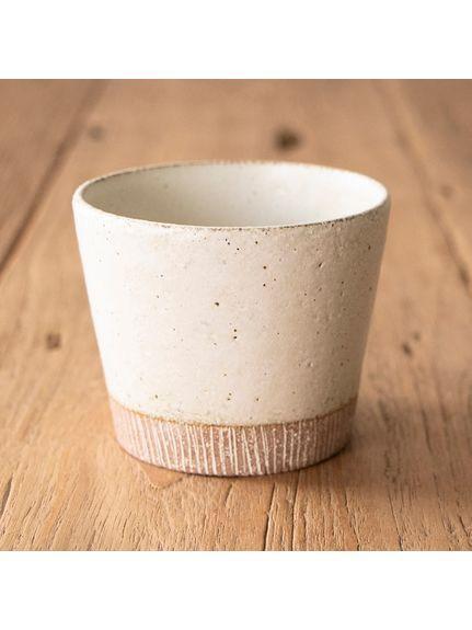 Madu 粗糙刻紋釉料雙色馬克杯(土) 