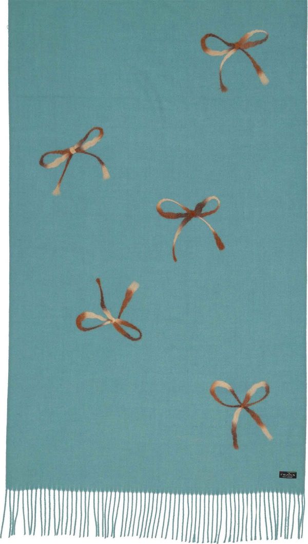 FRAAS 漸變蝴蝶結披肩圍巾 