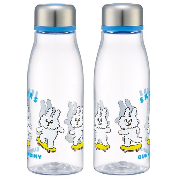 Skater Bunni Konbiny 溜滑板透明水壺500ml 