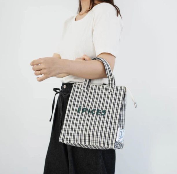 Finissage 法式BRIOCHE格紋保溫手提袋 