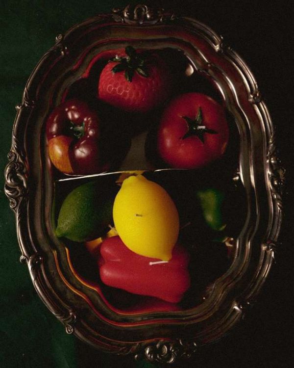 dulton 番茄/檸檬造型蠟燭兩入組 