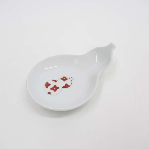 波佐見燒 手繪葫蘆造型碟 