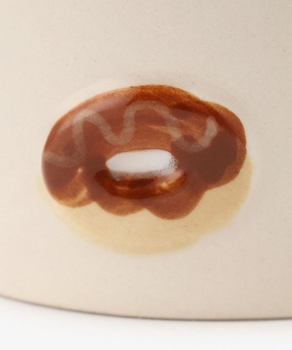 Afternoon Tea 浮雕純白咖啡杯100ml(甜甜圈) 