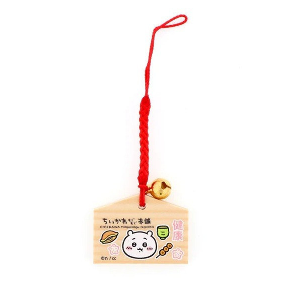Chiikawamogu本舖繪馬鈴鐺吊飾 