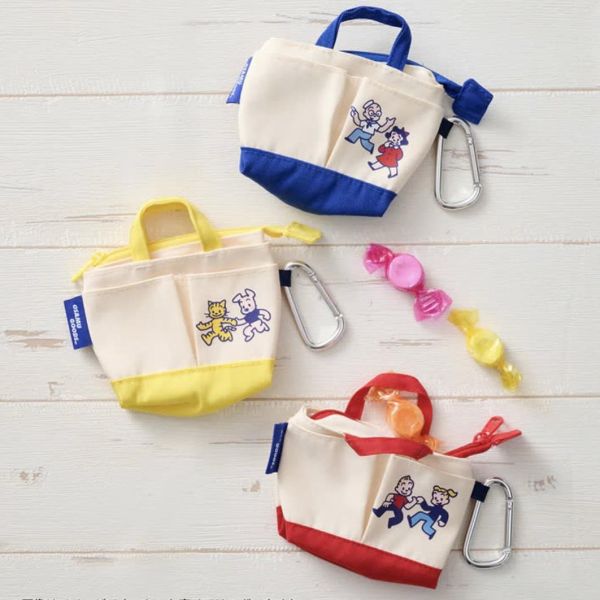 osamu goods 手提包造型登山扣收納包 