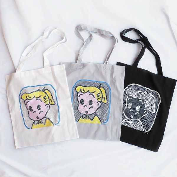 osamu goods50週年展覽限定Jill馬賽克手提袋 