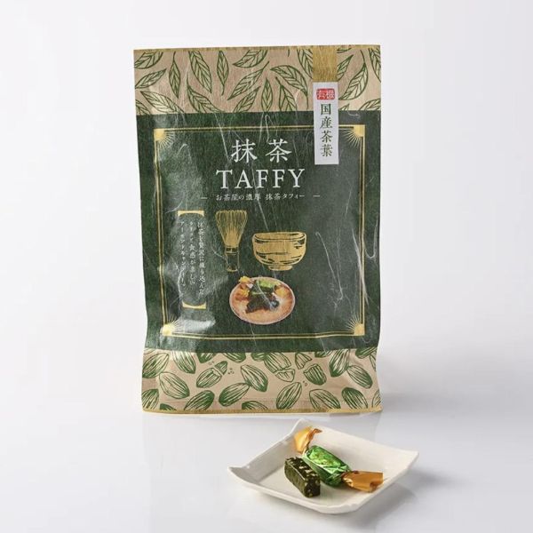 吉村 有機濃厚茶葉杏仁碎太妃糖70g 