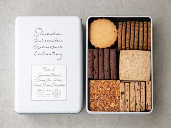 **預購** shizuka自然菓子研究所綜合餅乾鐵盒750g 
