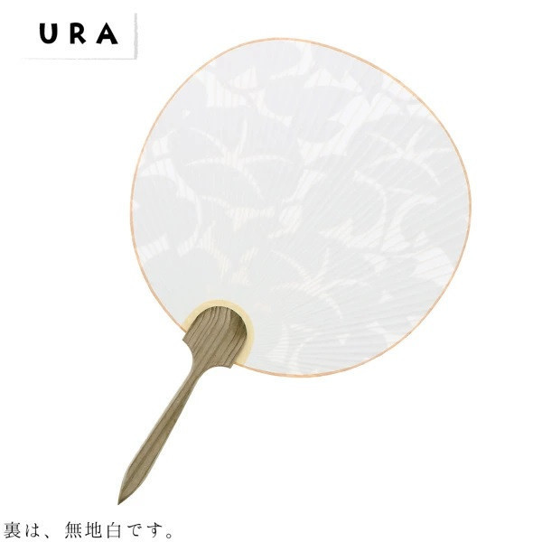 日式手工牽牛花竹扇 