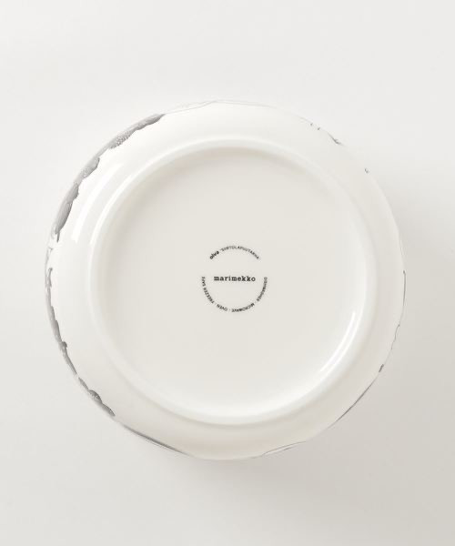 marimekko 黑線條城市花園蔬果厚瓷水果籃 