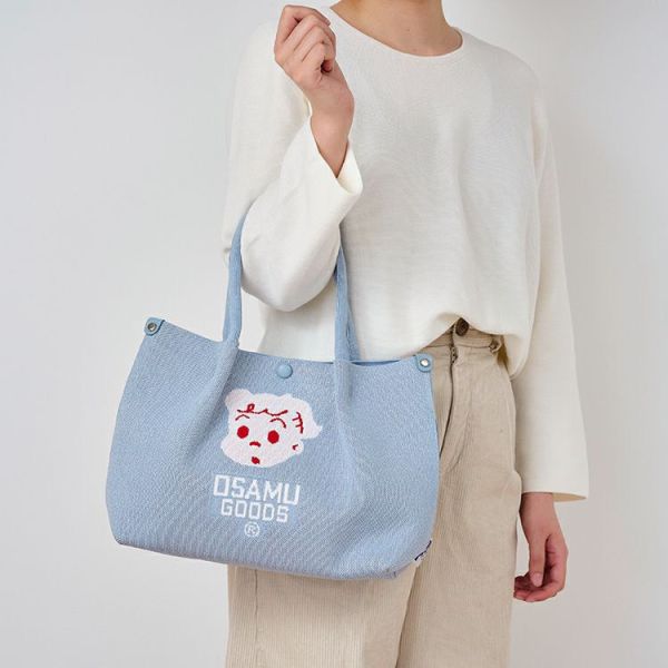Rootote x OsamuGoods 閃亮金蔥針織手提包 