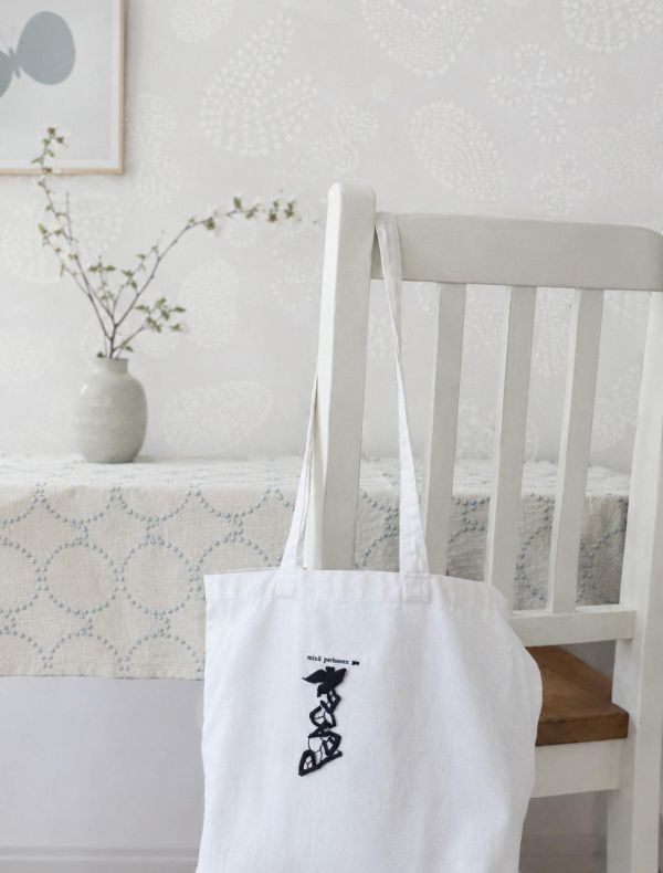 mina perhonen皆川明品牌帆布袋 