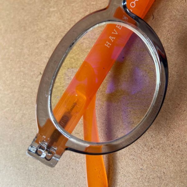 Have a look 灰橘色防藍光老花眼鏡 