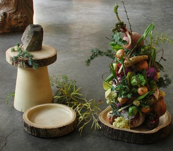 Stem 芒果木樹樁展示架 