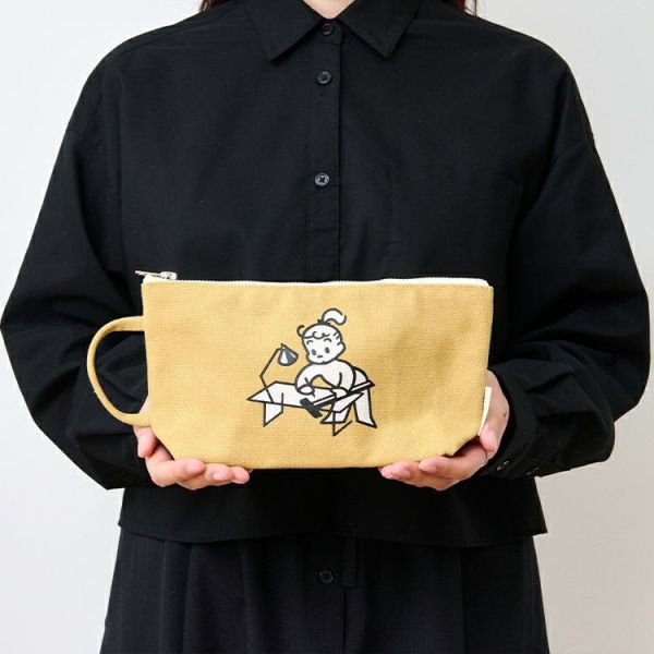 OsamuGoods 手把帆布大筆袋 
