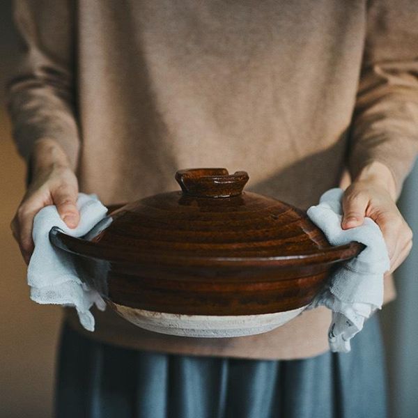 中川政七商店 信樂燒平土鍋 