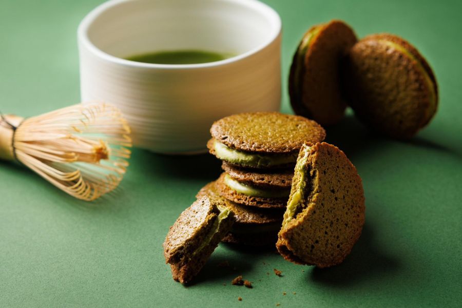 **預購** Karon Osaka宇治抹茶/甘王草莓法式夾心薄餅5入 