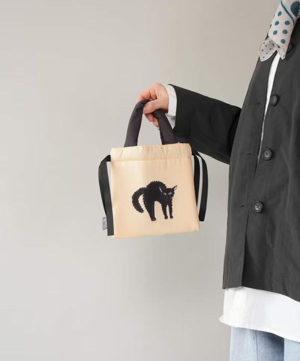 Paper Mint 袖山香穗子貓咪束口手提袋 