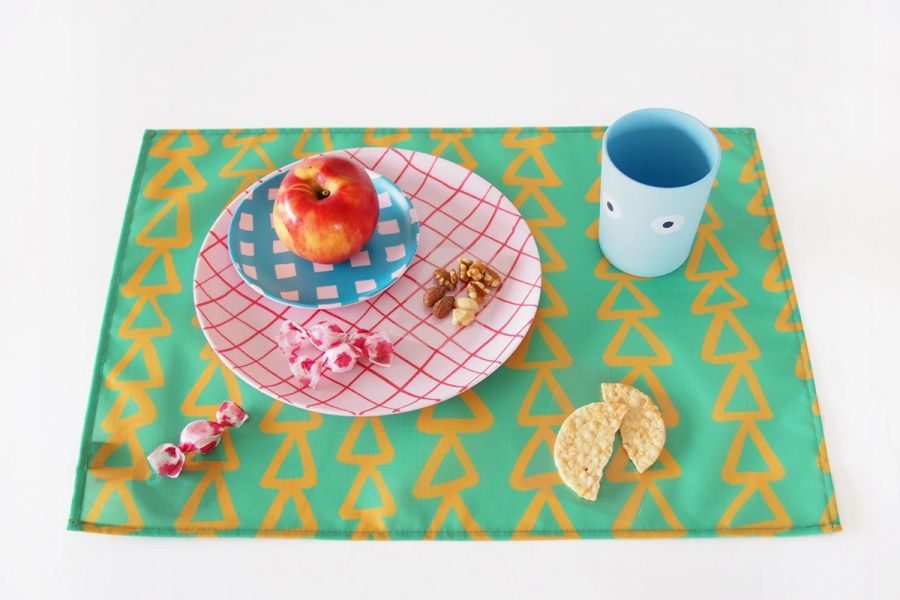 Goma 防水防油幾何圖餐墊 