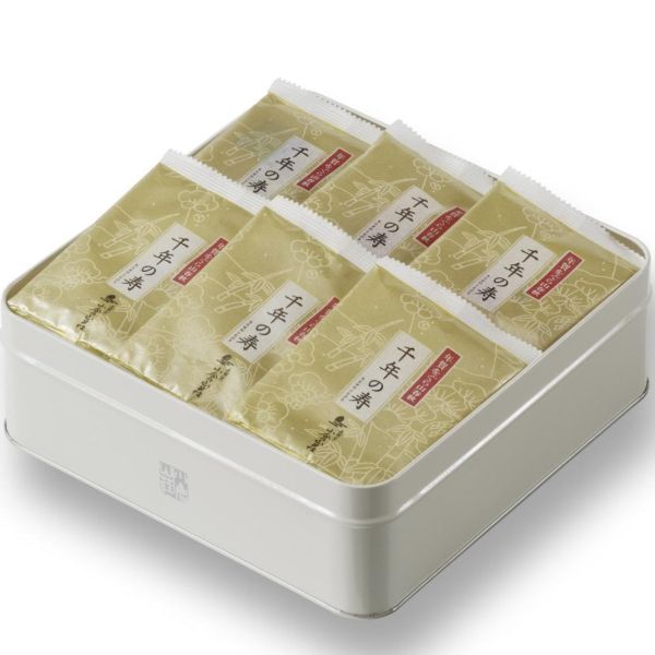 小倉山莊 千年之壽山春秋鐵盒 16袋入 