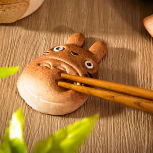 TOTORO龍貓 信樂燒明山窯 陶瓷筷架 