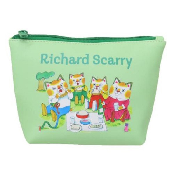 Richard Scarry's BUSY WORLD 皮革舟形收納包 