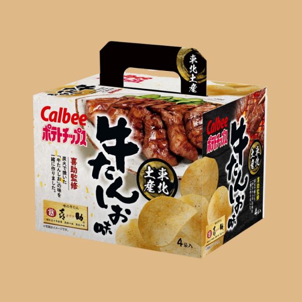 **預購**calbee 炙燒牛舌洋芋片4袋入 