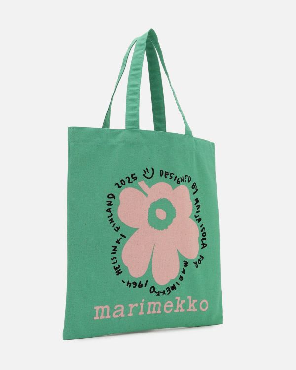 marimekko Kioski Vankka Unikko 罌粟花棉麻環保袋 