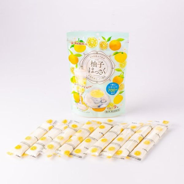 今岡製菓 柚子沖泡粉9入 