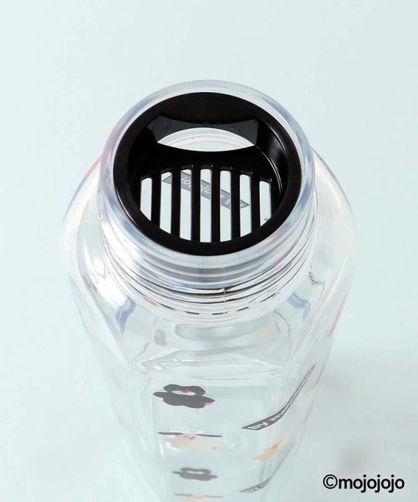 mojojojo 滿版小圖透明水壺350ml 