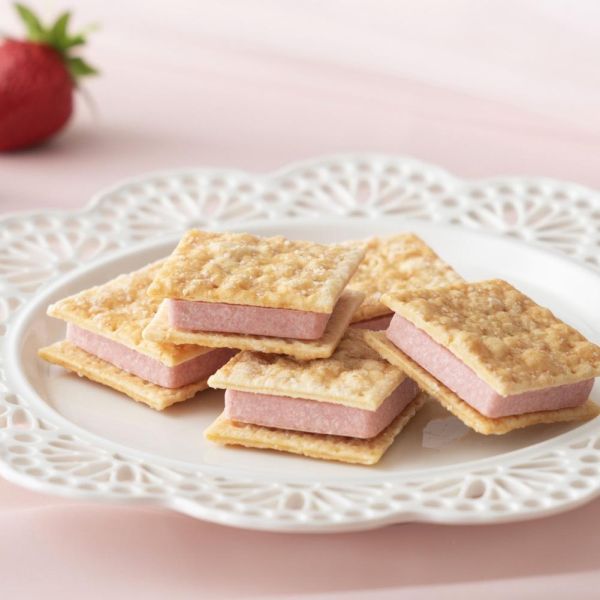 小倉山莊 戀之依呂波 草莓巧克力夾心派5入 