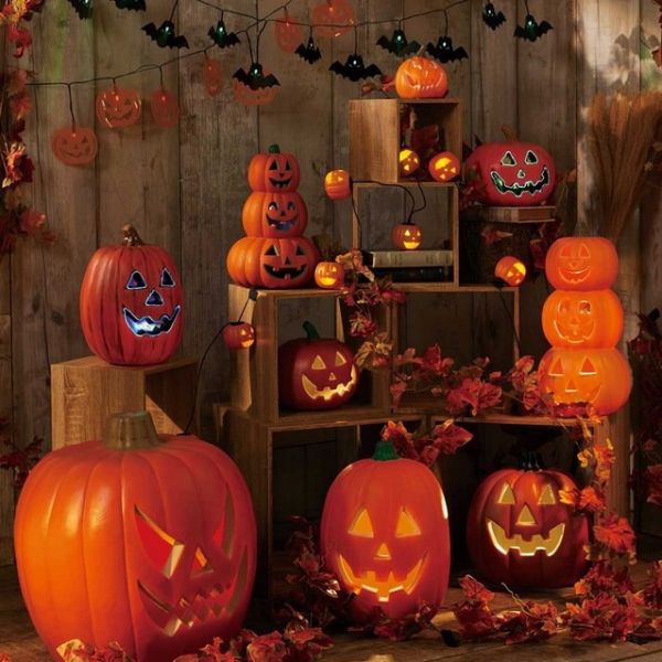 萬聖節 立體南瓜LED燈擺飾 