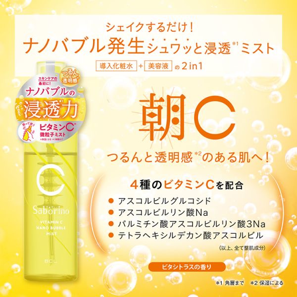BCL Saborino 奈米氣泡保濕噴霧 