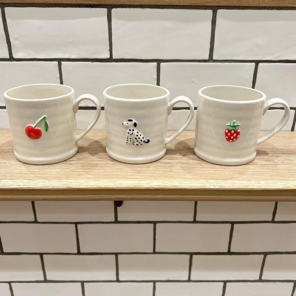 Afternoon Tea 浮雕純白馬克杯 