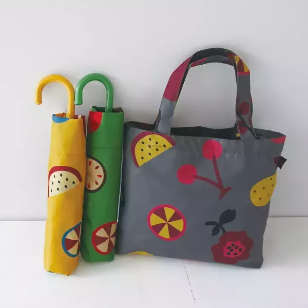 Atsuko Matano 復古水果印花手把折疊傘 