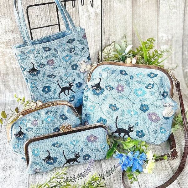 丸真 吉吉&莉莉 花朵珠扣收納包 