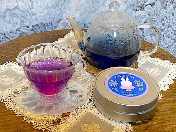 米菲蝶豆花檸檬草茶包圓罐10入 