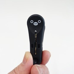 Suica 企鵝黑色洗衣夾6入組 