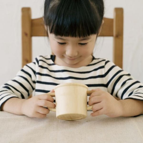 Agney 孟宗竹雙把手學習水杯 
