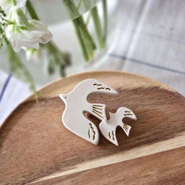 shesay 北歐風胸針 