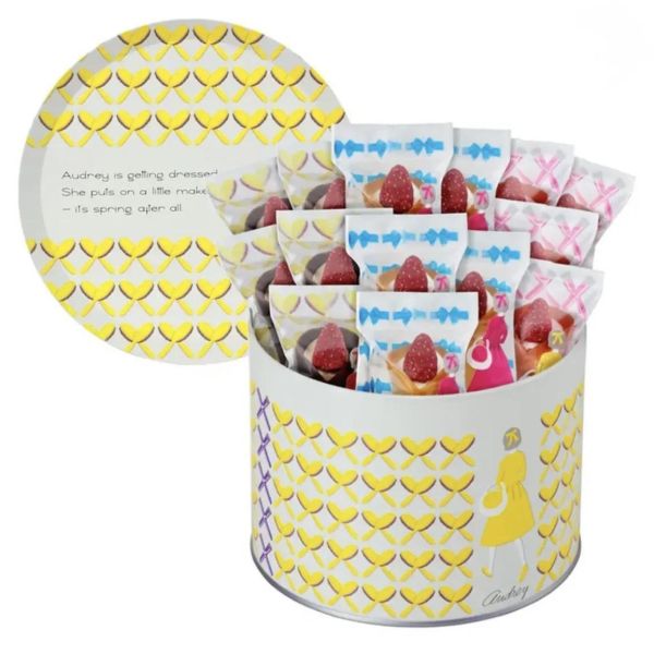 **預購**Audrey 期間限定 花束餅乾圓筒 