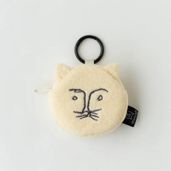 orneko 貓咪大臉收納包吊飾 