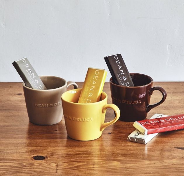 DEAN&DELUCA 浮雕廣口馬克杯 