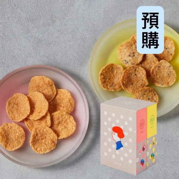 **預購**坂角日記 綜合蝦餅禮盒(各6袋) 12袋入 