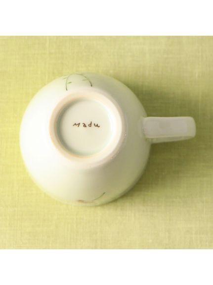 Madu 手繪風花卉陶瓷馬克杯 