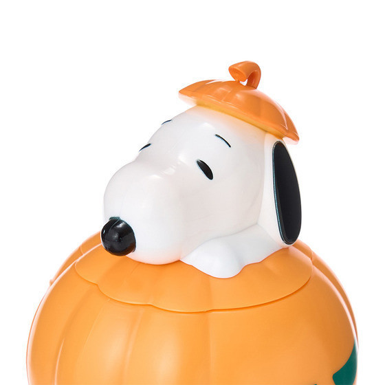 **預購**  Peanuts 史努比萬聖節南瓜造型糖果罐 