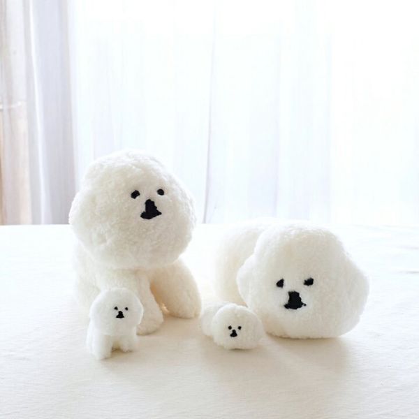 mambo & bb 比熊犬毛絨玩偶 